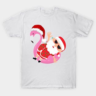 Santa's Christmas Beach Holiday T-Shirt